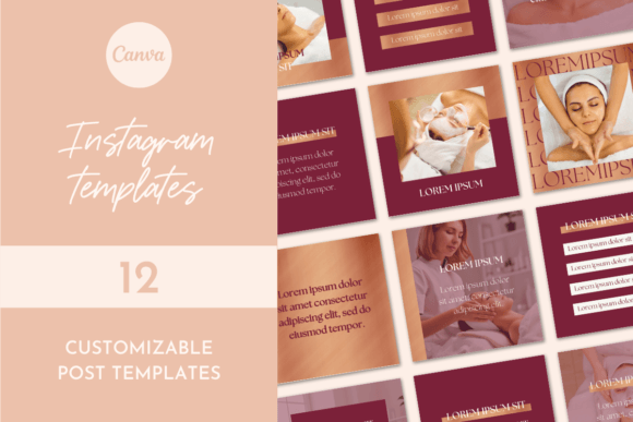 Elevate Your Beauty Brand with Rose Gold Instagram Templates