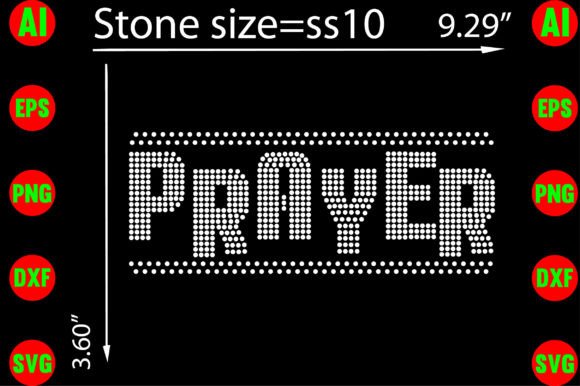 Elevate Your Projects with Prayer Rhinestone Templates Design