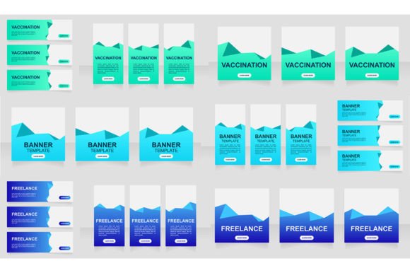 Freelance Platform Web Banner Templates: Your Design Shortcut