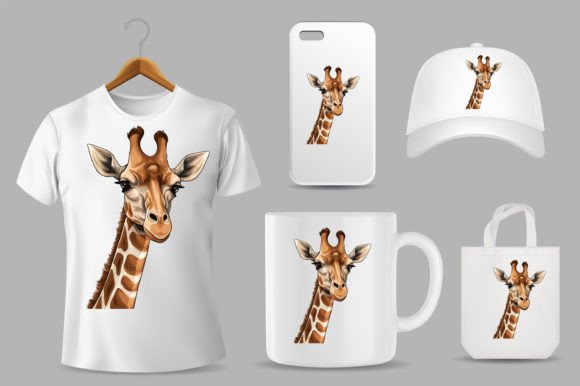 Giraffe on Different Product Templates 6: A Designer's Go-To Asset