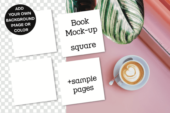 Master Book Marketing with Square Book Page Mockup Templates
