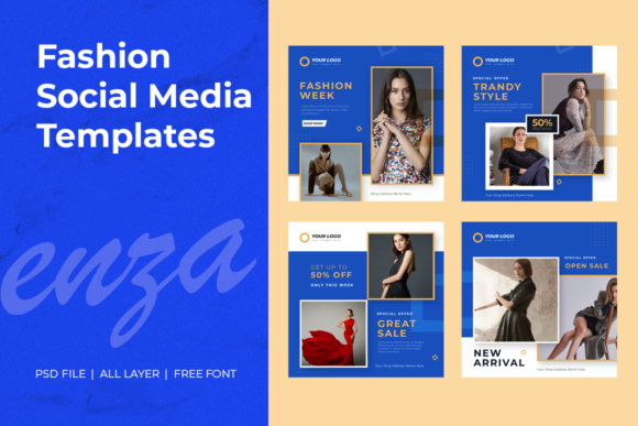 Master Your Feed: Fashion Social Media Templates