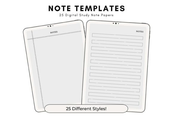 Mercury Printable Note Templates: Your Digital Toolkit for Analog Charm