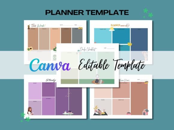Organize Your Life with Adorable Editable Cute Templates