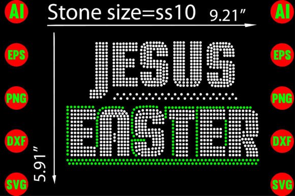 Stunning Easter Jesus Rhinestone Templates Design for Crafts